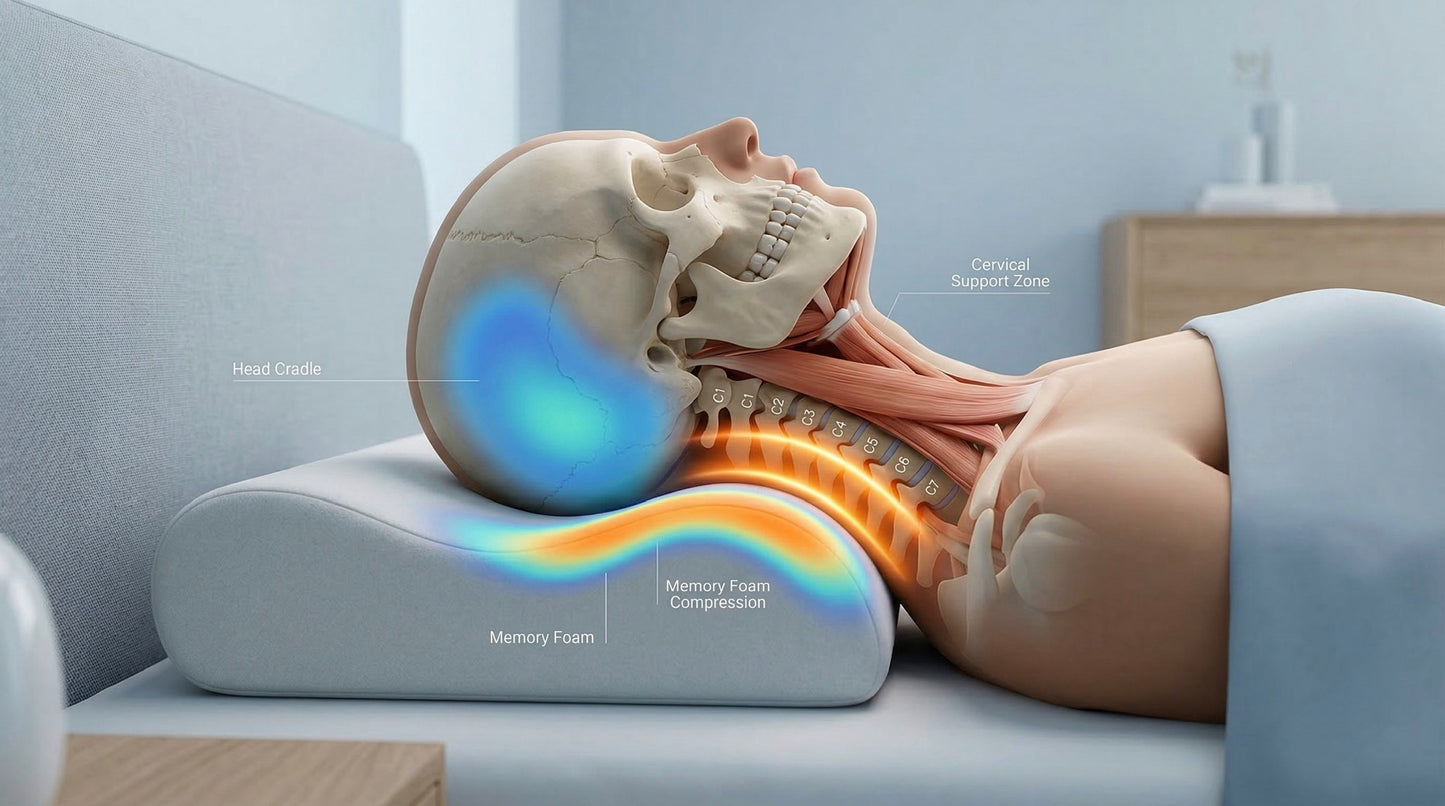 VANFARD™ Ergonomic Memory Foam Pillow